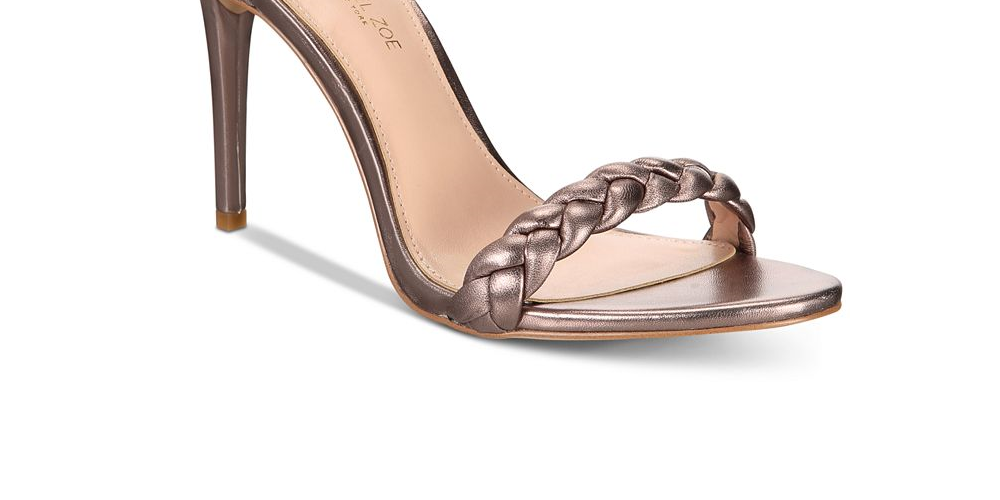 Zoe By Rachel Zoe Ella Sapatos Femininos Abertos Casuais com Tira no Tornozelo Rosa Tamanho 9 M