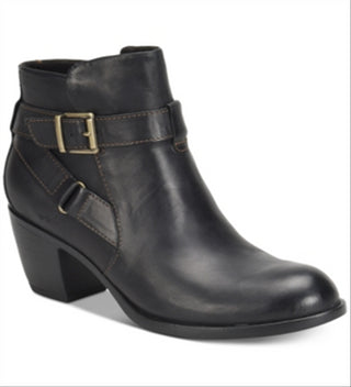 BOC Bota feminina casual de couro BShea preta tamanho 10M