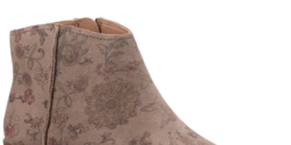 Botas femininas American Rag com bico amendoado e salto alto, tamanho 10 M, cinza