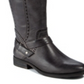 Botas de montaria BareTraps Abram de couro sintético para mulheres, tamanho 9M, cinza
