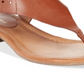 Sandálias femininas Tommy Hilfiger DBRLL Kitty II Sandália de couro marrom tamanho 6M