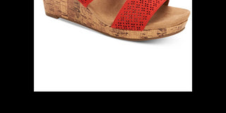 Sandálias Jacelin Wedge Femininas Style &amp; Co, Pretas, Tamanho 8 M