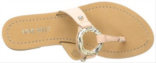 Sandália Social Feminina Nine West Sibeal Laranja Tamanho 6 M