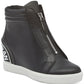 DKNY Connie Fabric Sapatos Fechados de Cano Alto Femininos Pretos Tamanho 9,5