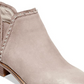 Steve Madden Koto Suede Botas Femininas de Cano Curto com Bico Fechado, Marrom, Tamanho 9,5M