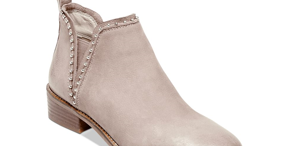 Steve Madden Koto Suede Botas Femininas de Cano Curto com Bico Fechado, Marrom, Tamanho 9,5M