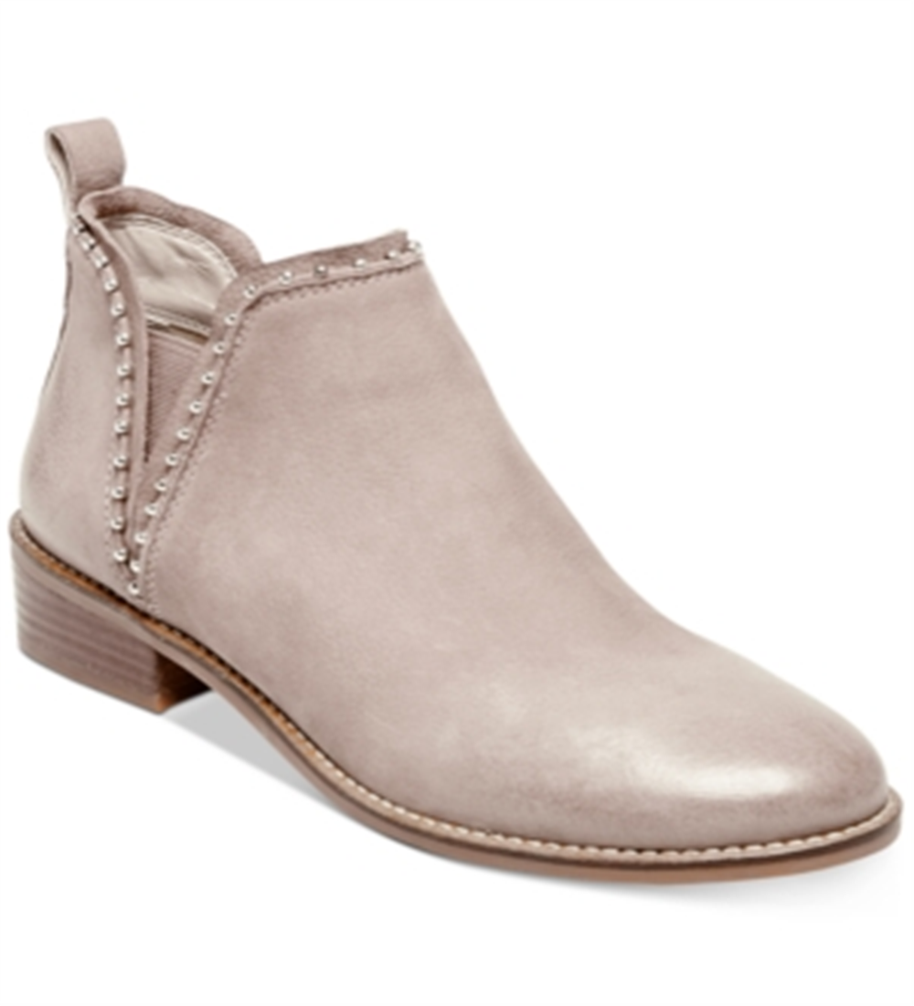 Steve Madden Koto Suede Botas Femininas de Cano Curto com Bico Fechado, Marrom, Tamanho 9,5M
