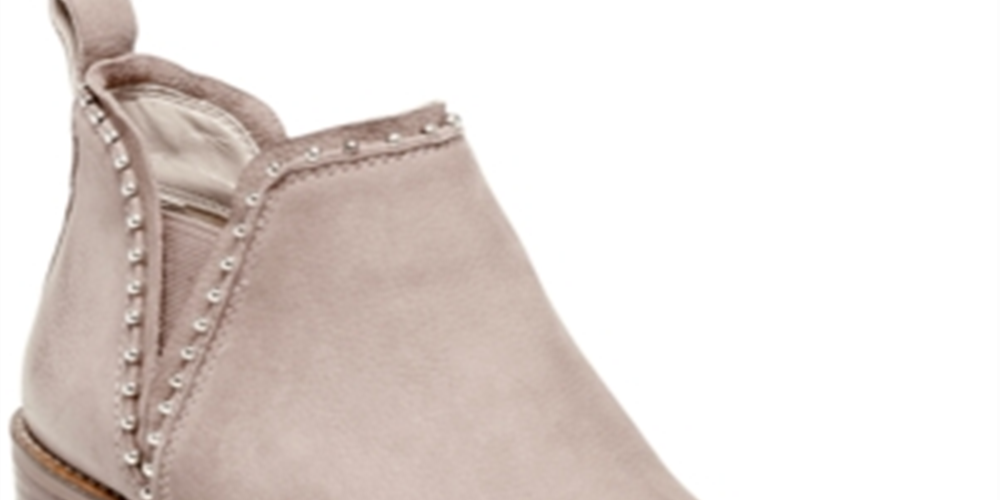 Steve Madden Koto Suede Botas Femininas de Cano Curto com Bico Fechado, Marrom, Tamanho 9,5M