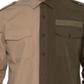 Camisa de sarja bicolor masculina Sean John - Cornstalk Brown, tamanho 3XL