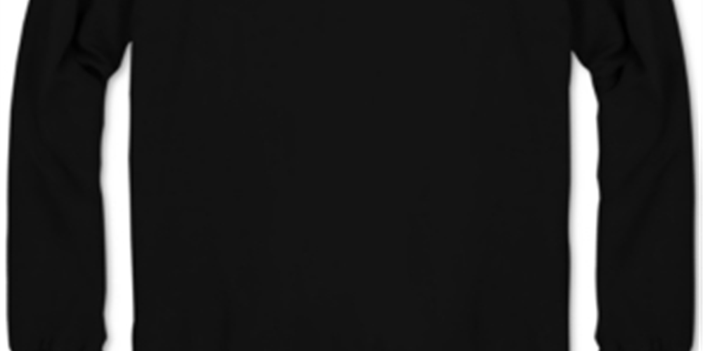 Camiseta masculina híbrida de manga comprida Let It Be Band, preta, tamanho X-G
