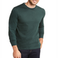Camisa casual masculina Club Room com acabamento canelado e camadas, verde, tamanho XX-G