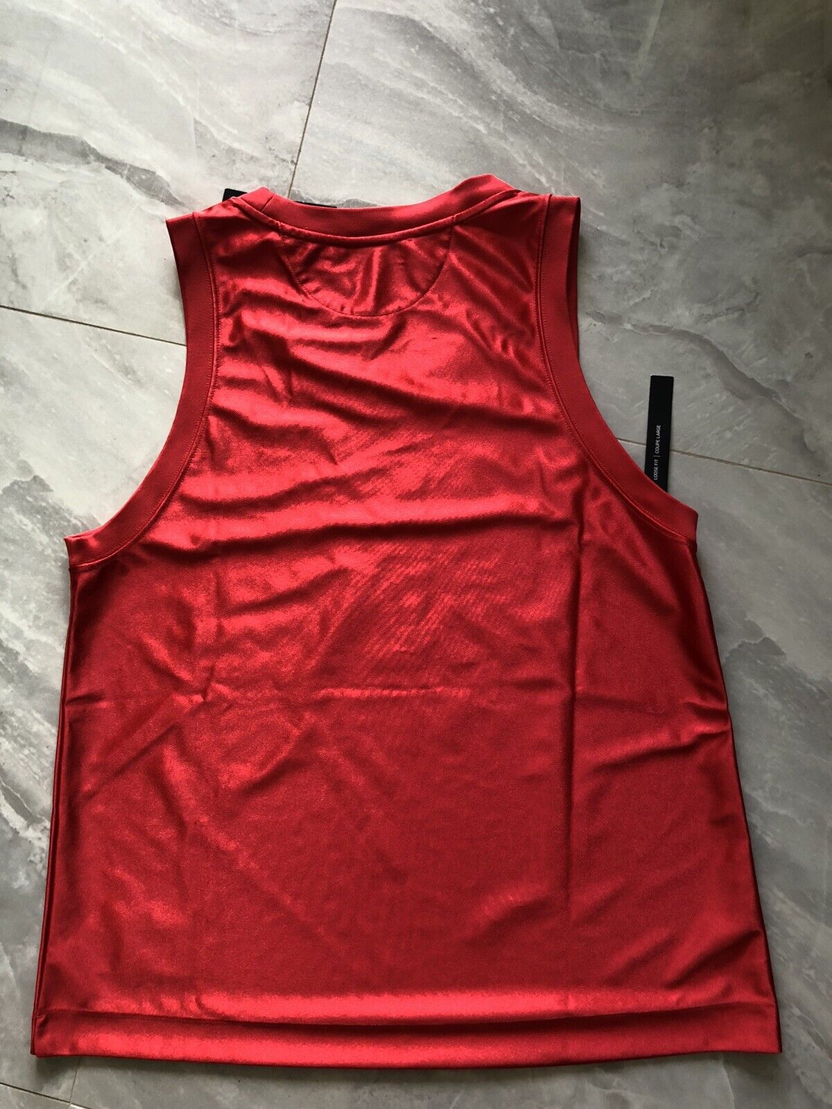 Camiseta Nike Fitness Running Feminina Vermelha Tamanho Médio