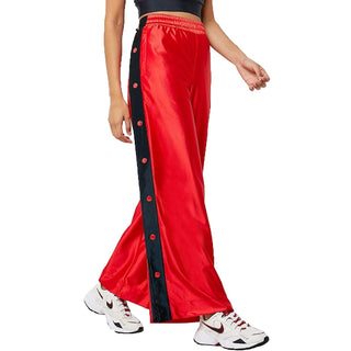 Calça de corrida Nike Tech Fitness feminina vermelha, tamanho extragrande