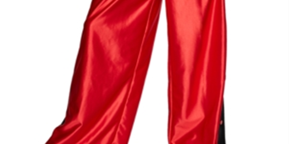 Calça de corrida Nike Tech Fitness feminina vermelha, tamanho extragrande
