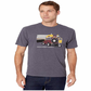 Camiseta Quiksilver Masculina Estate Parisian Night Heather Cinza Tamanho Grande