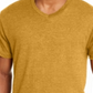 Camiseta masculina Alfani com decote em V, amarela, tamanho extragrande