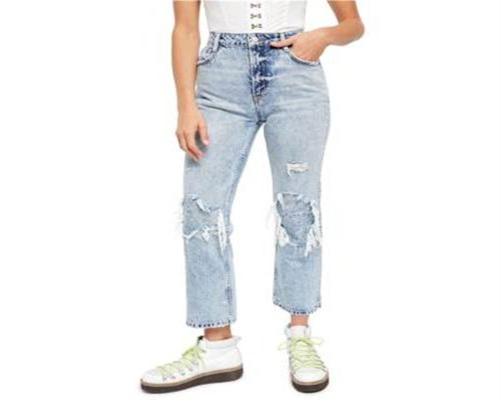 Calça Jeans My Own Lane Feminina da Free People Azul Tamanho 26