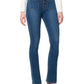 Calça jeans feminina Sanctuary com botões Linden Bootcut, azul, tamanho 31