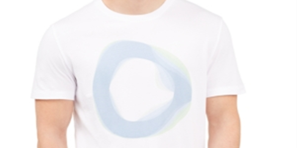 Camiseta Alfani Prisma Graphic Masculina Branca Tamanho XX-G