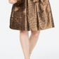 Vestido de festa feminino Jessica Howard Cheetah, preto, tamanho 14, pequeno