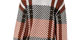 Cardigã feminino Sanctuary Plaid You Made It Cardi Cornalina Xadrez Marrom Tamanho P
