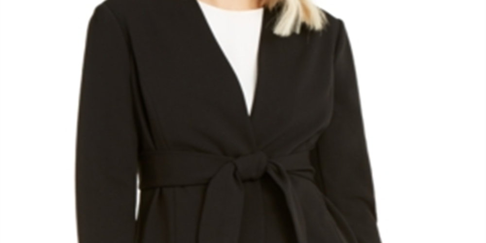 Blazer Feminino Alfani Preto Tamanho 12