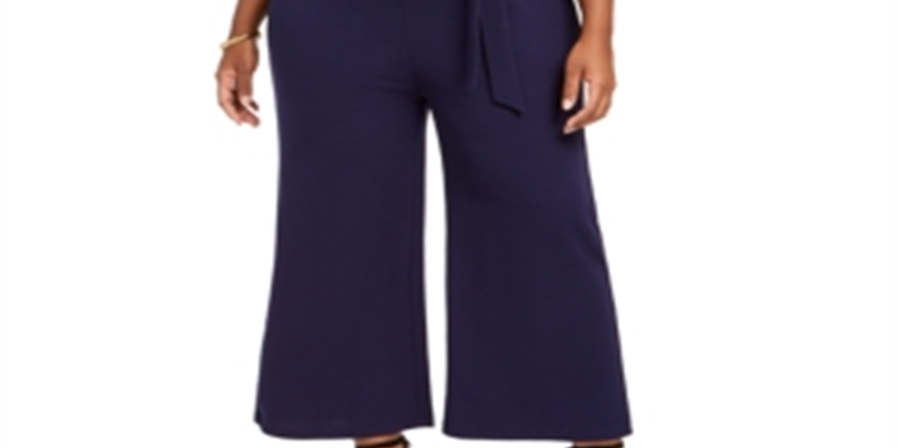 Macacão feminino estilo quase famoso, plus size, azul, ombro de fora, tamanho 1X