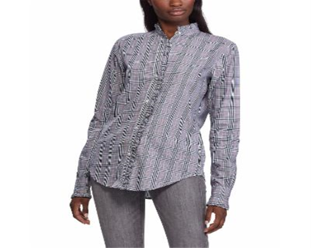 Blusa Ralph Lauren Feminina Manga Longa Gola Mockneck Cinza Tamanho GG