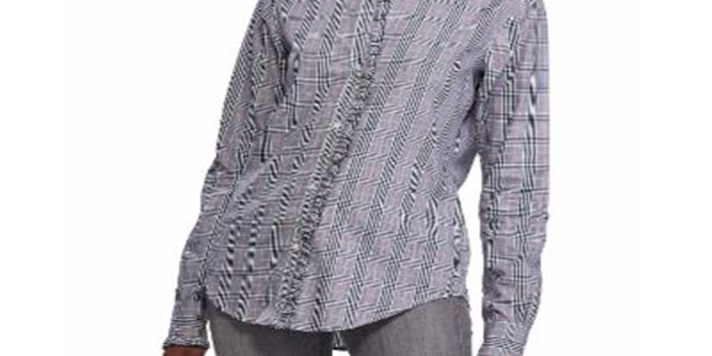 Blusa Ralph Lauren Feminina Manga Longa Gola Mockneck Cinza Tamanho GG