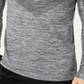 Camiseta masculina de manga comprida sem costura com blocos de cores Ideology, cinza, tamanho X-G