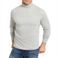 Camisa de gola alta sólida masculina Club Room, cinza, tamanho pequeno