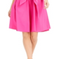 Vestido feminino Charter Club de algodão com amarração na cintura e ajuste evasê, rosa, tamanho 16
