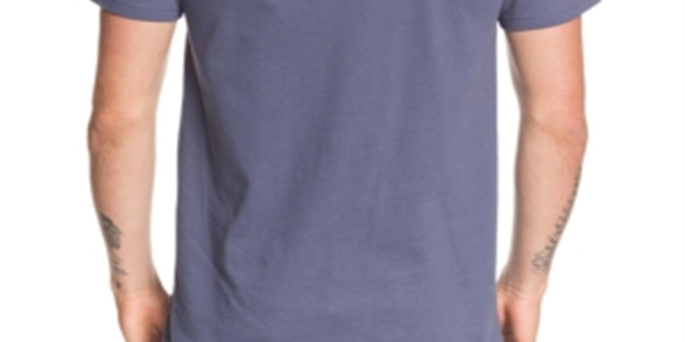 Camisetas masculinas Quiksilver Night Shadow Logo Diamond Wave Tee Azul Tamanho XXL