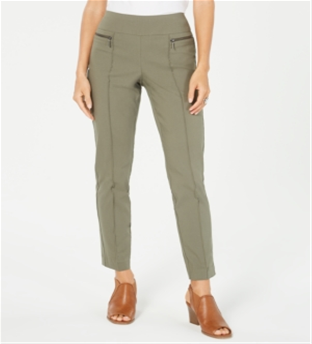 Calça skinny feminina Style &amp; Co, verde, tamanho médio