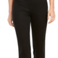 Calça feminina reta e curvilínea INC International Concepts, preta, tamanho 12