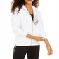 Moletom com capuz Nike Sportswear Shine Metallic Logo Feminino com zíper, branco, tamanho pequeno