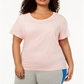 Blusa Nike Plus Fitness Yoga Feminina Rosa Tamanho GG