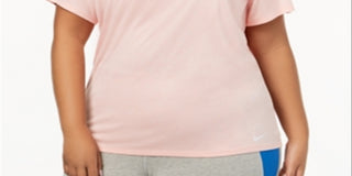 Blusa Nike Plus Fitness Yoga Feminina Rosa Tamanho GG