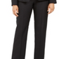 Le Suit Calça de trabalho feminina preta tamanho 12