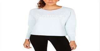 Calvin Klein Moletom Feminino Fitness Treino Verde Tamanho XX-G