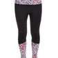 Leggings Ideology Big Girl's Colorblocked Animal Print Rosa Tamanho Grande