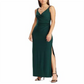 Vestido Ralph Lauren Feminino em Jersey com Alças e Contas, Verde, Tamanho 12