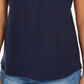 Camiseta feminina de algodão com gola redonda Style &amp; Co, azul-marinho, tamanho XXL