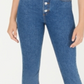Calça jeans skinny Guss feminina cintura alta azul tamanho médio