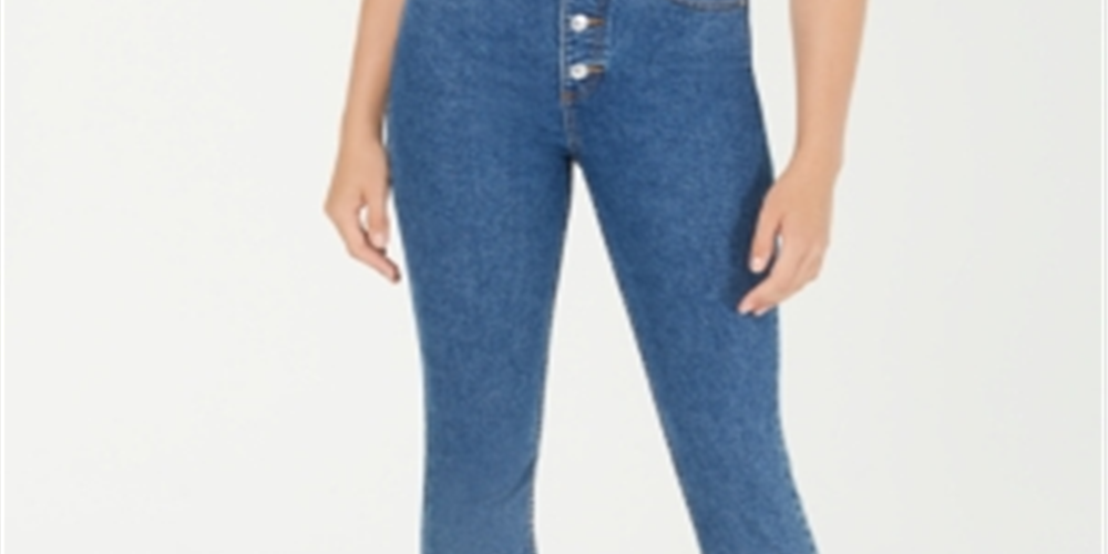 Calça jeans skinny Guss feminina cintura alta azul tamanho médio