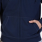 Moletom com capuz Nautica masculino Big &amp; Tall com zíper completo, azul, tamanho 46