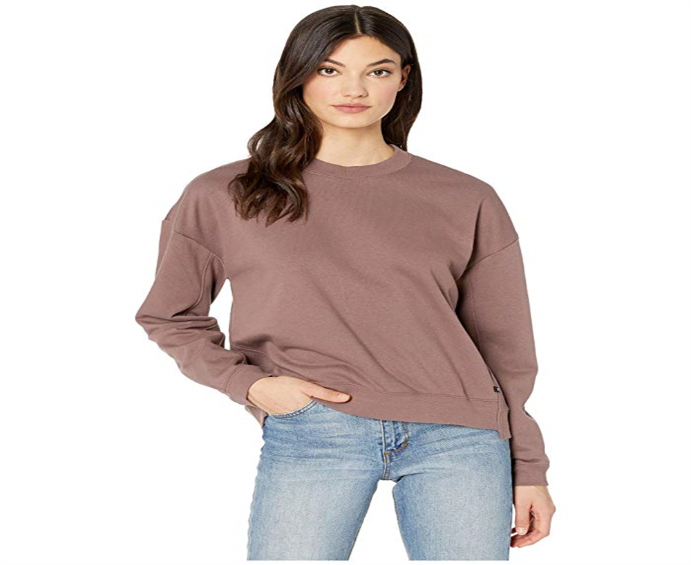 Suéter H2O Dri Wash Crew Feminino Canadá Marrom Tamanho Médio