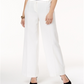 Calça feminina Alfani Wide Leg Branca Tamanho 4 P