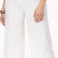 Calça feminina Alfani Wide Leg Branca Tamanho 4 P