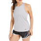 Camiseta regata Nike Pro Starry Night Metallic feminina, cinza, tamanho XS